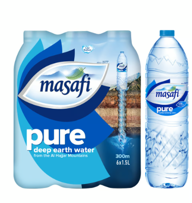 masafi drinking water 6*1.5L