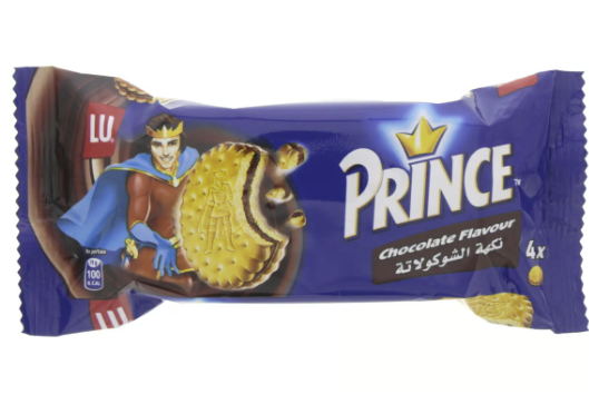 Prince Biscuits Chocolate Flavor (4 Pieces)