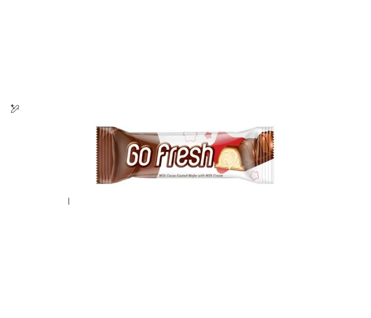 Solen Go Fresh Cocoa Coated Wafer with Milk Cream 20g