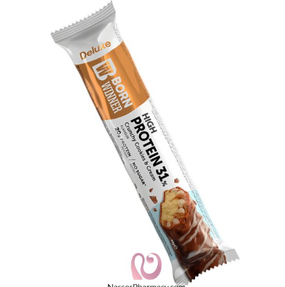 BORN WINNER DELUXE PROTEIN BAR CRUNCHY COOKIES & CREAM 55GM