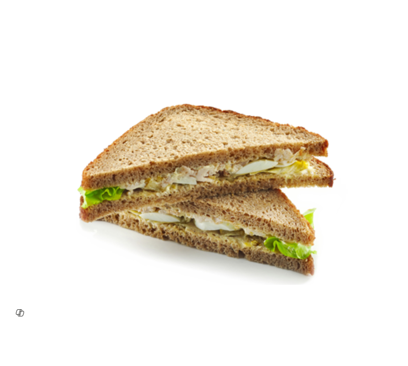 THE DAILY BREAD BAKERY EGG SANDWICH BROWN