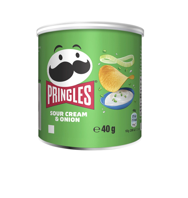 Pringles Sour Cream & Onion Potato Chips 40GM