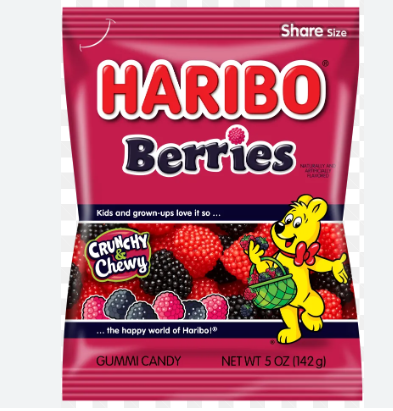 Haribo Berries Gummy Candies 80g