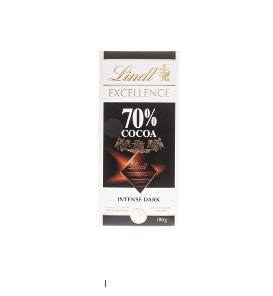 Lindt Excellence 70% Dark Chocolate Slab 35GM