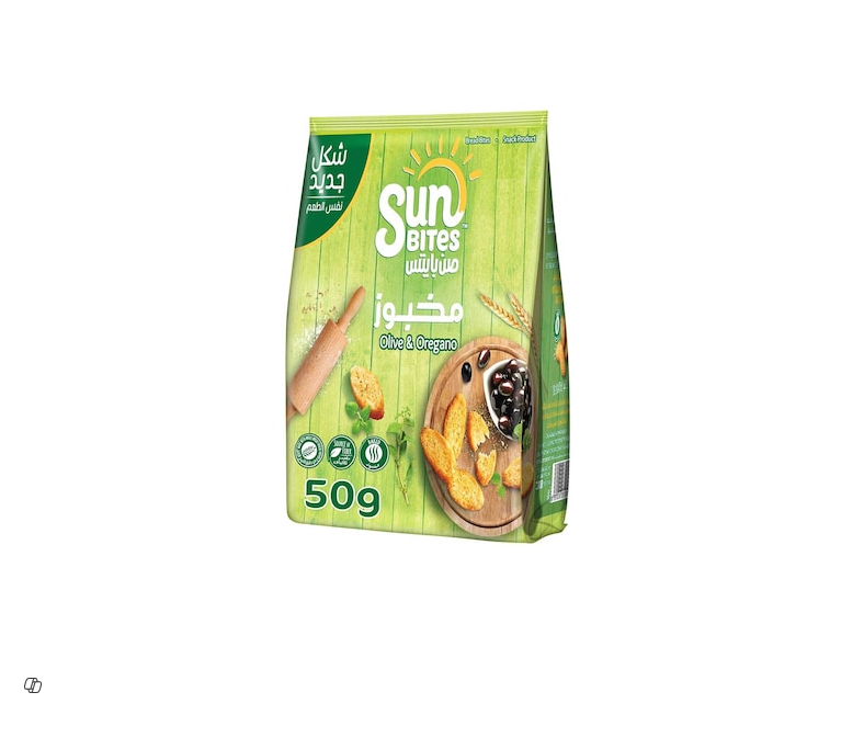 Sunbites Bread Bites Olive & Oregano Flavor 50gm
