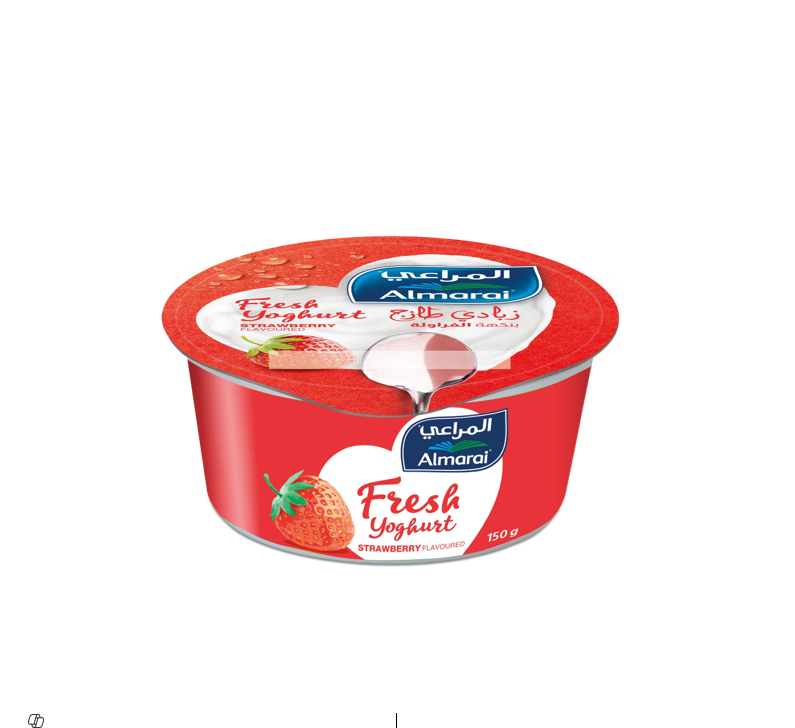Almarai Fresh Strawberry Yogurt 150gm