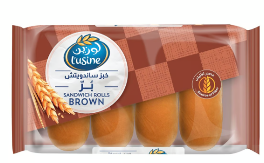 L'usine Brown Sandwich Rolls (4 Pieces)