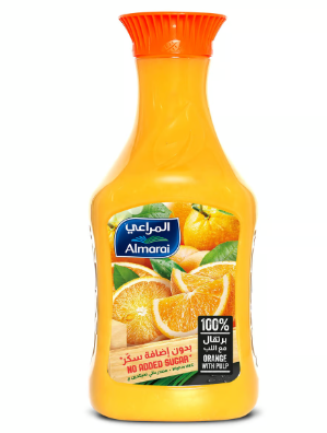 Almarai Long Life Orange Juice with Pulp - no added sugar