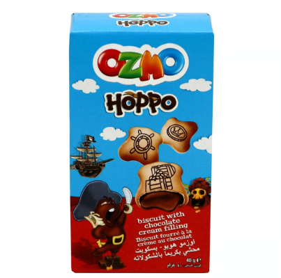 Solen Ozmo Hoppo Biscuits Filled with Chocolate Cream 40G