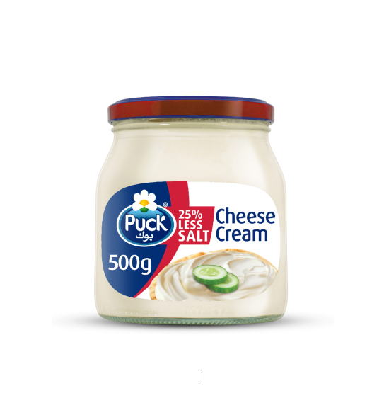 Puck Processed Cream Cheese Spread - 25% less salt
