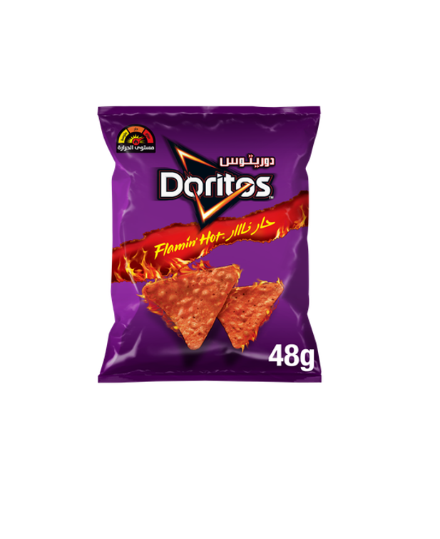 Doritos Flamin Hot Tortilla Chips 48gm