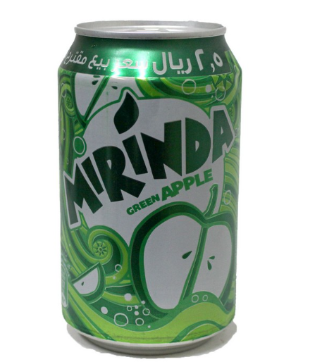 Mirinda Cans Green Apple 330ml