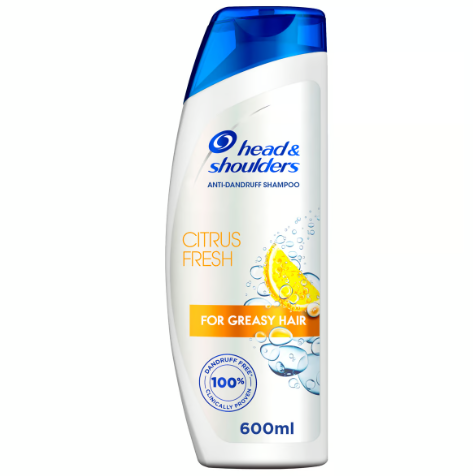 Head & Shoulders Anti-Dandruff Shampoo Citrus Fresh Scent for Greasy Hair-S 200ML