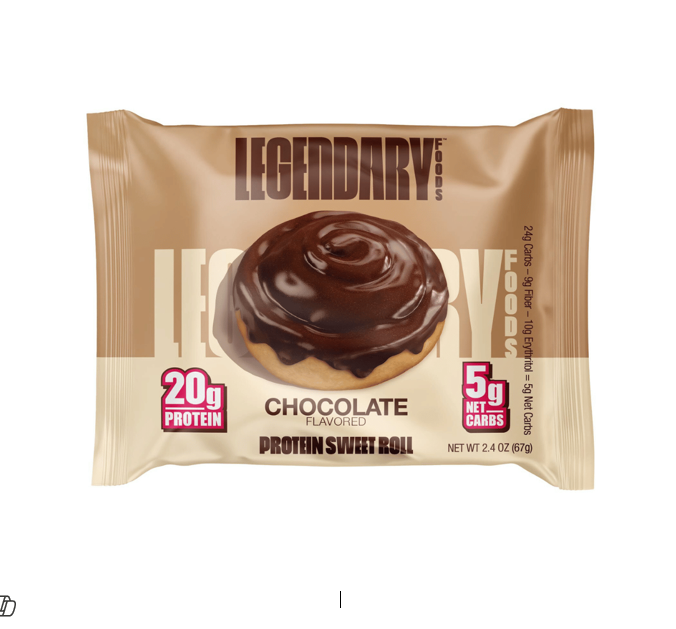 LEGENDARY CHOCOLATE FLAVOR PROTEIN SWEET ROLL