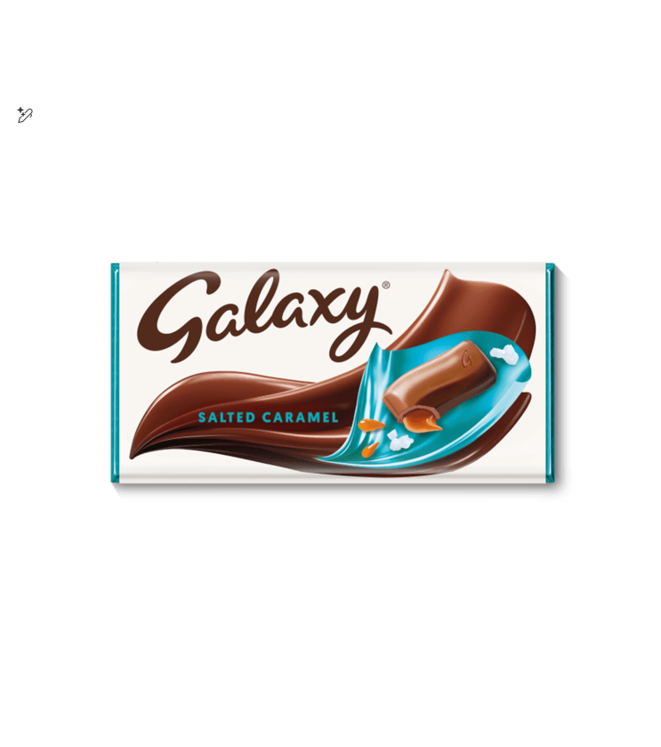 Galaxy Salted Caramel Chocolate Bar