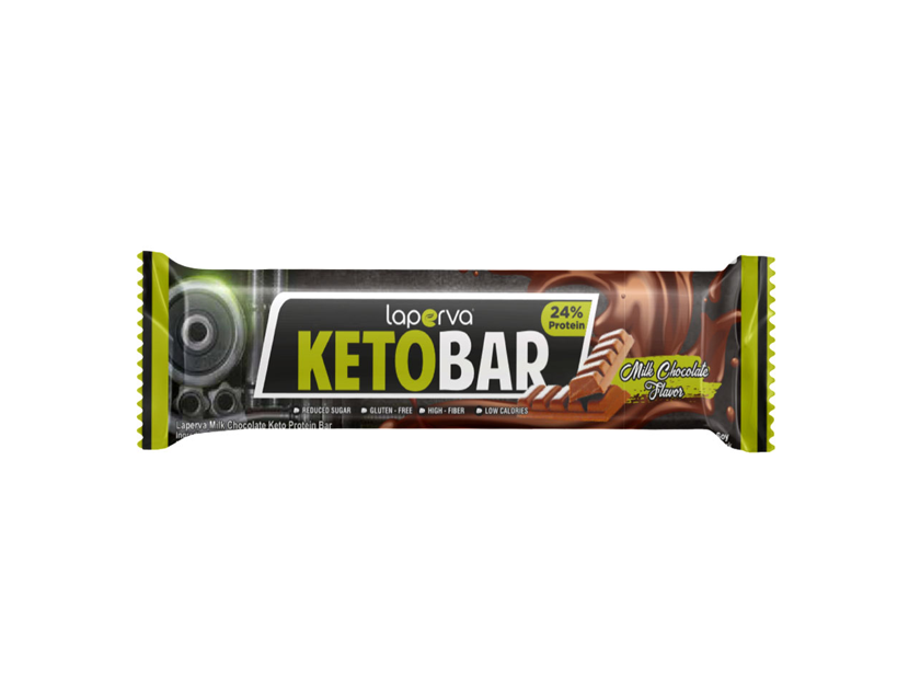Laperva Keto Snack Bar Milk Chocolate Flavor - gluten free