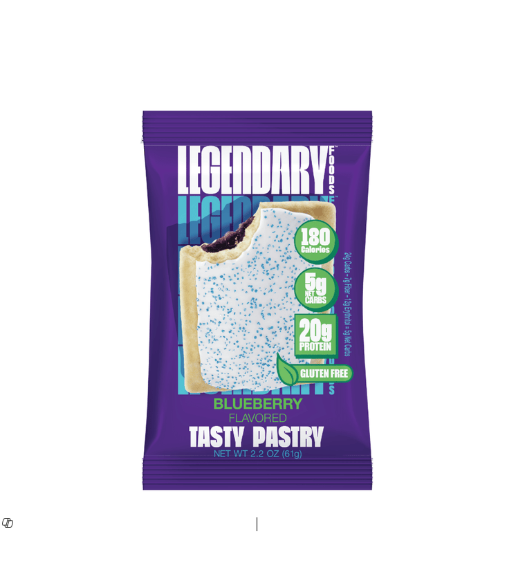 Legendary Games 20g Protein Pastry Blueberry Flavor - gluten free
