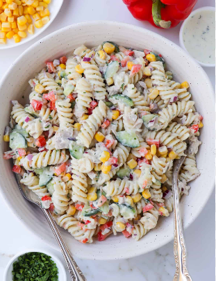 ALOSRA TUNA CORN PASTA SALAD
