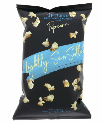 Hectare's Passionately Popped Popcorn Lightly Sea Salted Flavor - gluten free, MSG free, GMO free