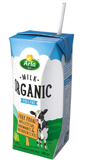 Arla Organic Long Life Low Fat Milk - no added artificial hormones, preservatives free