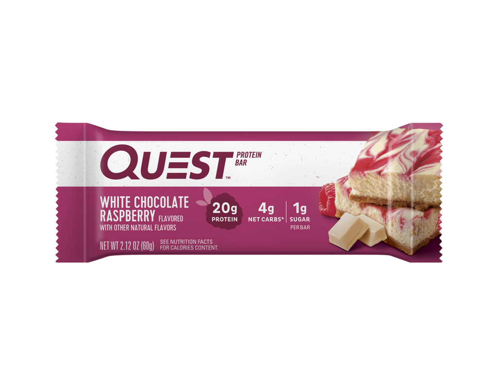 Quest Protein Bar with White Chocolate Raspberry