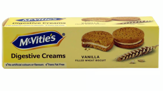 McVitie's Digestive Biscuits Filled with Vanilla Cream -40g