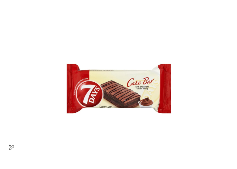 7 Days Cake Bar Filled with Chocolate Cream