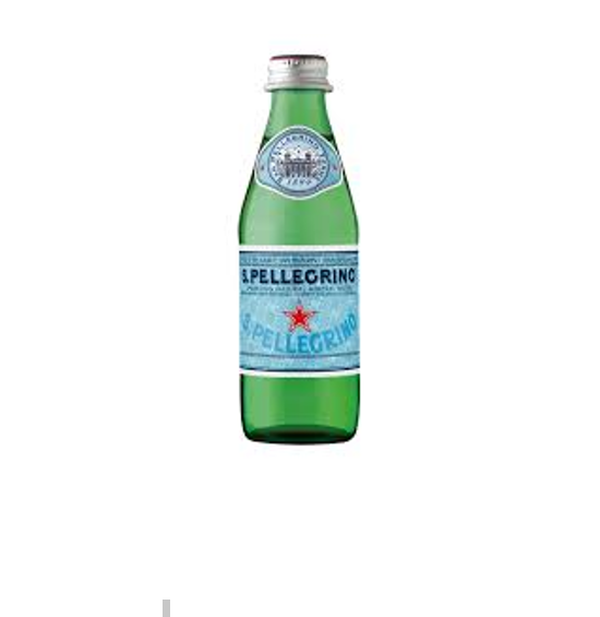 San Pellegrino Natural Sparkling Mineral Water Glass Bottle 250ml