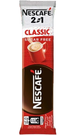 Nescafé 2in1 Classic Instant Coffee Sachet - sugar free