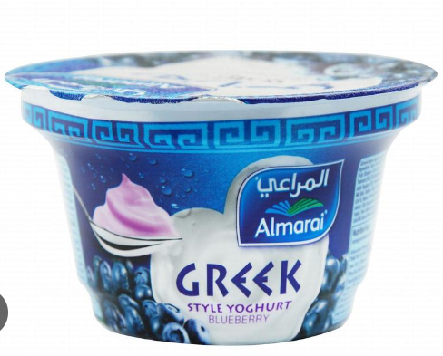Almarai Greek Style Full Fat Blueberry Yogurt 150g