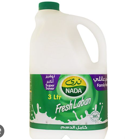 Nada Full Cream Laban 3L