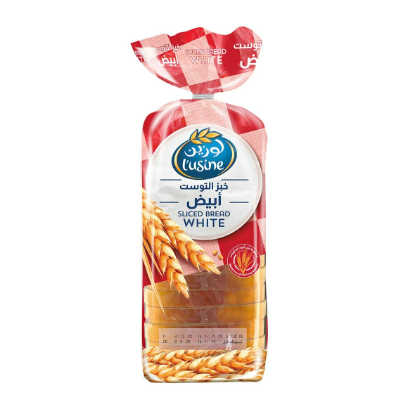L'usine Sliced White Bread 600gm