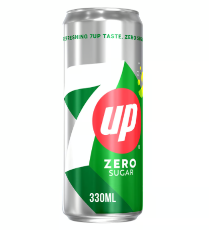 7up Can Zero Sugar 330ML