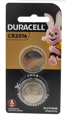 Duracell 3V Lithium CR2016 2Batteries