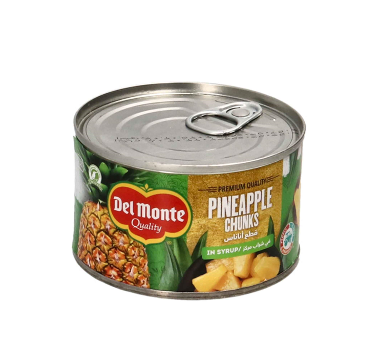 DEL MONTE PINEAPPLE CHUNKS 235G X2