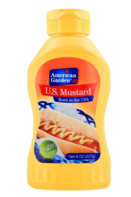 American Garden Yellow Mustard - vegan, gluten free