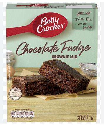 Betty Crocker Chocolate Fudge Brownie Mix - color free 500GM