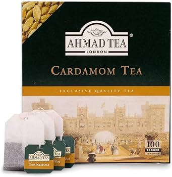 Ahmad Tea Cardamom Tea - vegan, gluten free, GMO 1free 100bags