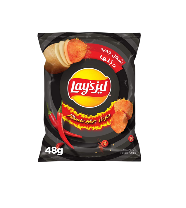 Lay's Flaming Hot Potato Chips 48GM