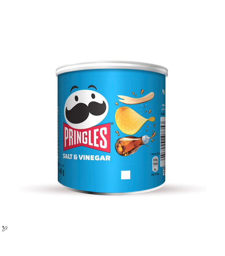 Pringles Salt & Vinegar Potato Chips 40GM