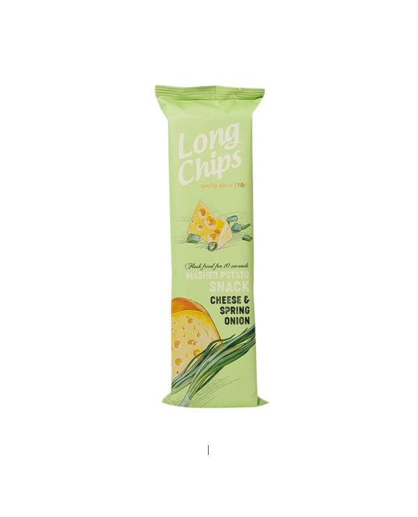 Long Chips Mashed Potato Snack Cheese & Spring Onion Flavor 75g