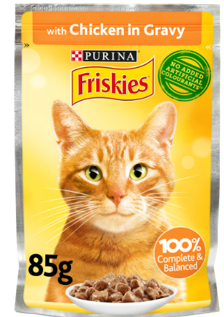 Purina Friskies Wet Cat Food with Chicken in Gravy