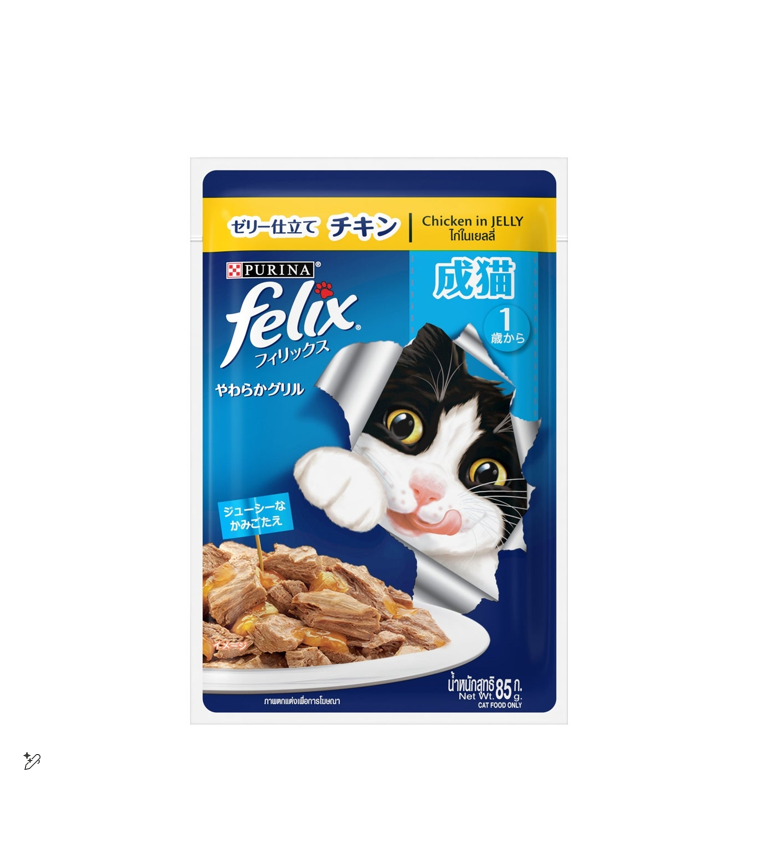 Purina Felix As Good As It Looks Wet Food with Chicken in Jelly for Adult Cats