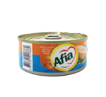 Afia Solid Light Meat Tuna in Brine Water
