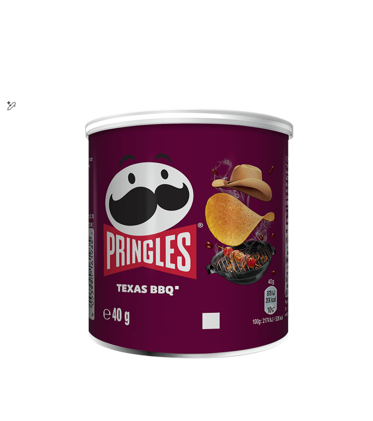 Pringles BBQ Potato Chips 40GM