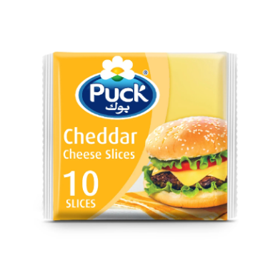 Puck Cheddar Cheese (10 Slices)
