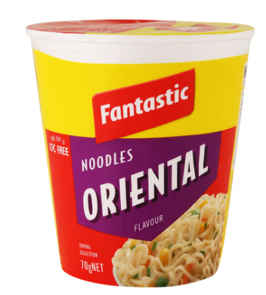 Fantastic Instant Noodle Cup Oriental Flavor