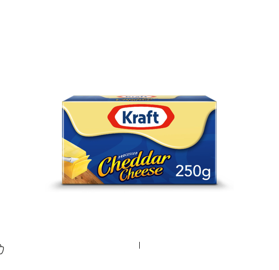 Kraft Cheddar Cheese Block 250gm