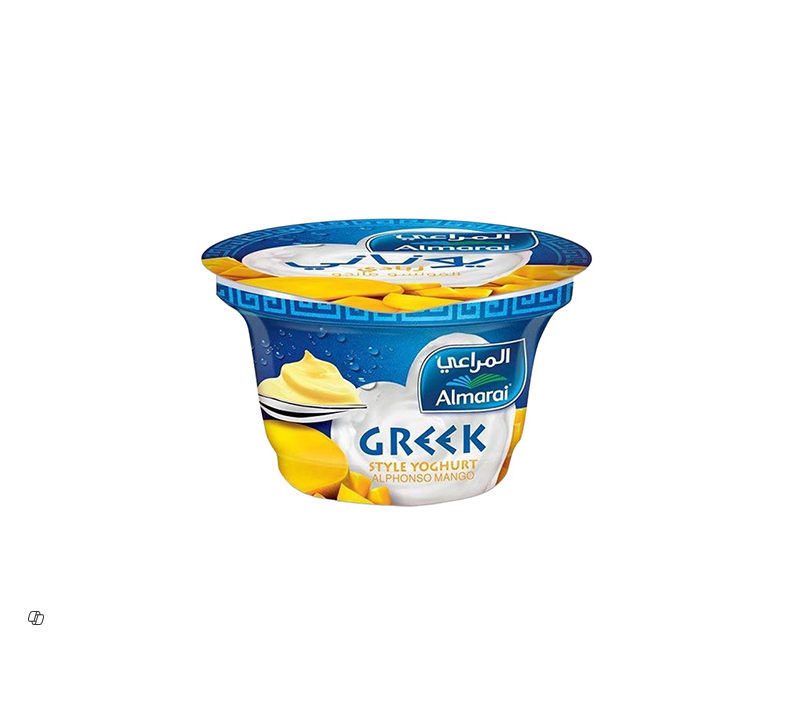 Almarai Full Fat Greek Style Alphonso Mango Yogurt