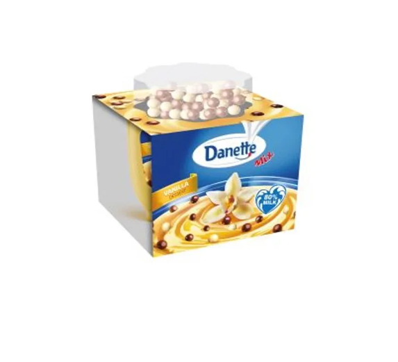 Danette Vanilla Pudding with Chocolate Balls